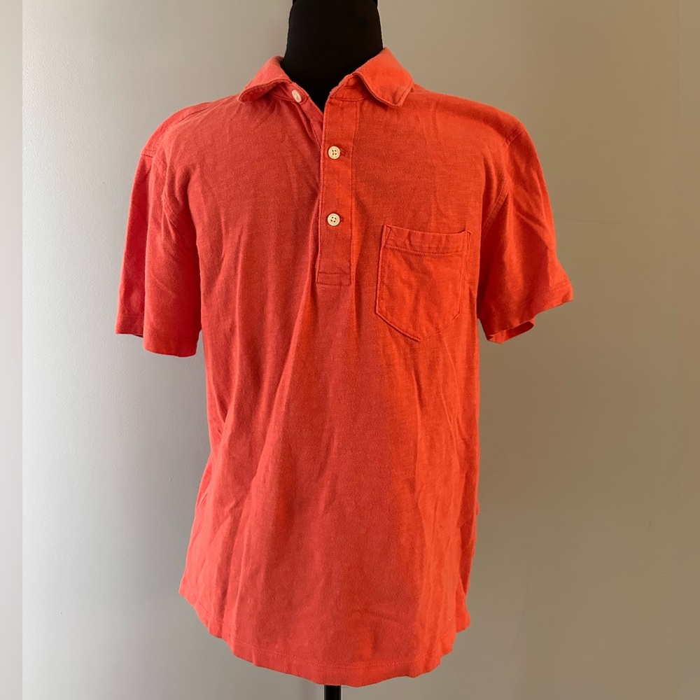 J Crew Factory Men's Salmon Polo Shirt